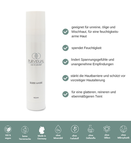 Silber Maske