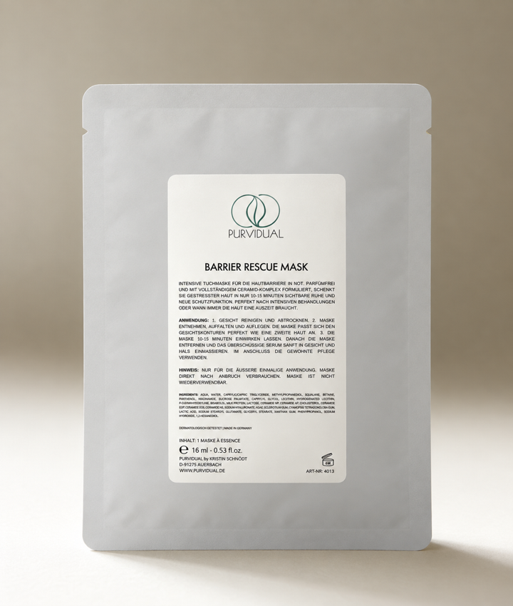 Barrier Rescue Mask | Ceramid Tuchmaske | PURVIDUAL